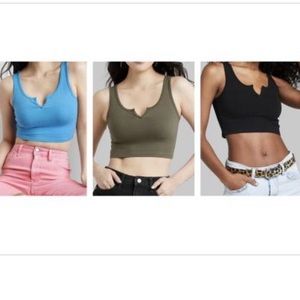 3 Crop Tops Bundle
